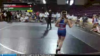 G-136 lbs Round 1 (4 Team) - Makayla Liska, Team IA vs Roxy Sheen, Team ID