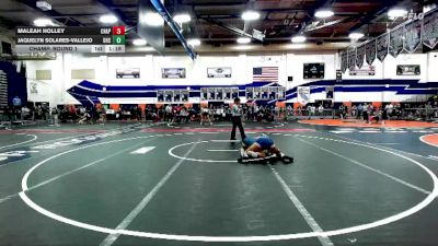 135 lbs Champ. Round 1 - Maleah Holley, Chaparral vs Jaquelyn Solares-Vallejo, Desert Hot Springs