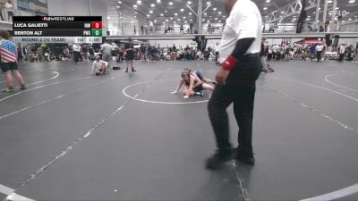 110 lbs Round 2 (10 Team) - Luca Galietti, Iron Horse White vs Benton Alt, Pride WC