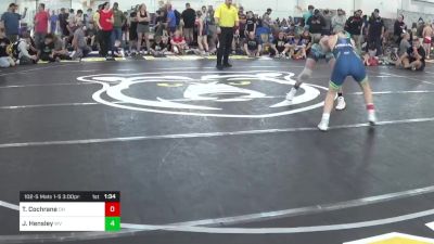 102-S Mats 1-5 3:00pm lbs Round Of 32 - Tanner Cochrane, OH vs Jacob Hensley, WV