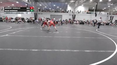 165 lbs Quarterfinals (8 Team) - Gregory Vassallo, Mat Assassins Red vs Miles Sheridan, GPS White