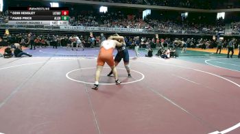 6A 285 lbs Champ. Round 1 - Odin Hensley, Austin Lake Travis vs Faris Price, Allen