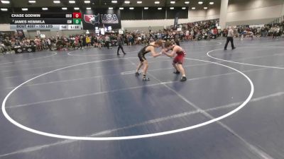 150 lbs Quarters - Chase Godwin, Ohio vs James Hemmila, Izzy Style Wrestling