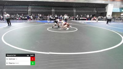 165 lbs Round Of 64 - Damen Vollmer, Temecula Valley vs Kalob Ybarra, Pomona