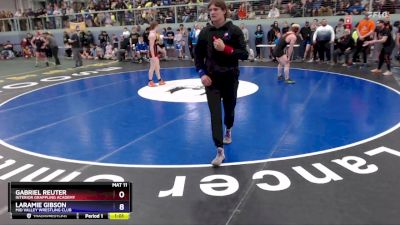 150 lbs Champ. Round 1 - Gabriel Reuter, Interior Grappling Academy vs Laramie Gibson, Mid Valley Wrestling Club