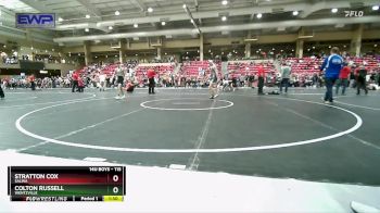 115 lbs Cons. Round 4 - Colton Russell, Wentzville vs Stratton Cox, Salina