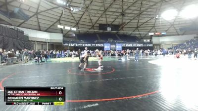 138 lbs 1st Place Match - Benjamin Martinez, Outlaw Wrestling Club vs Joe Ethan Tristan, Victory Wrestling-Central WA