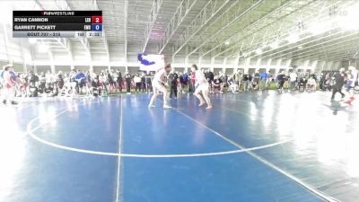 215 lbs Cons. Round 1 - Ryan Cannon, Lehi vs Garrett Pickett, Empire Wrestling Club