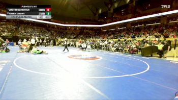 138 Class 2 lbs 5th Place Match - Owen Drury, Ste. Genevieve vs Justin Schutter, Kirksville