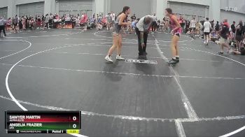 120 lbs Cons. Round 2 - Angelia Frazier, LFO vs Sawyer Martin, Alpha Elite