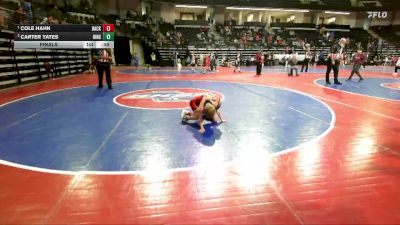 52 lbs Final - Cole Hahn, Backyard Brawlers Wrestling Club vs Carter Yates, Ringgold Wrestling