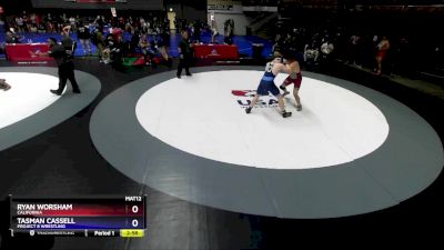 190 lbs Cons. Round 5 - Ryan Worsham, California vs Tasman Cassell, Project 8 Wrestling