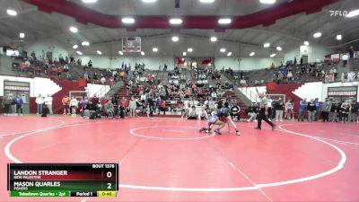 113 lbs Cons. Round 3 - Mason Quarles, Fishers vs Landon Stranger, New Palestine