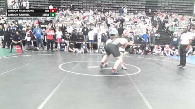 197-H lbs Round Of 16 - Landon Fitzsimons, Iron Faith Wrestling vs Landon Bartell, AMERICAN MMA AND WRESTLING