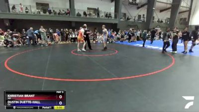 144 lbs Cons. Round 1 - Khristian Brant, WA vs Dustin Duette-Hall, CO