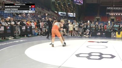 215 lbs Cons. Sub-rd Of 32 - Devin McColloch, Oklahoma vs Aaron Thomas, Arkansas