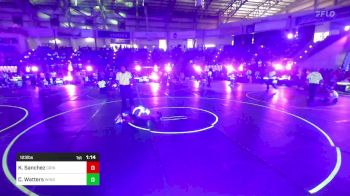 123 lbs Quarterfinal - Kinzley Sanchez, Grindhouse WC vs Caydence Watters, Windy City Wrestling