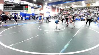 120 lbs Champ. Round 2 - Liam Byrne, St John Bosco vs Max Mendoza, Redwood