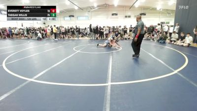 120 lbs Round Of 32 - Everett Voyles, TN vs Taegan Willis, PA