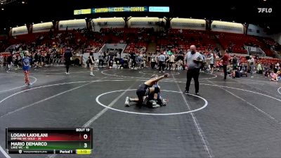 80 lbs Round 5 (8 Team) - Logan Lakhlani, Empyre WC Gold vs Mario Demarco, Lake WC