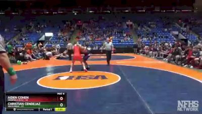 182 lbs Quarterfinals (8 Team) - Aiden Cohen, Deerfield (H.S.) vs Christian Cendejaz, Wauconda