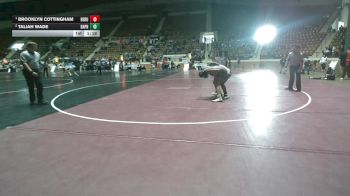 6-7A 185 1st Place Match - Brooklyn Cottingham, Benjamin Russell vs Taliah Wade, Daphne