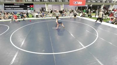 Junior Girls - 155 lbs Cons. Round 3 - Gracin Dennis, Team Idaho Wrestling Club vs Allyson Alaniz, NB Elite Wrestling Club