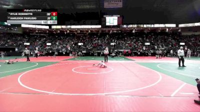 61 lbs Champ. Round 1 - Rylie Robinette, EMPA vs Harleigh Pawliski, JRP1