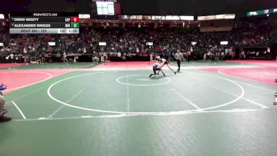 120 lbs Champ. Round 3 - Drew Nesity, CHP3 vs Alexander Briggs, MIRA