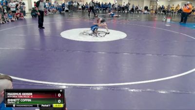 60 lbs Quarterfinals (8 Team) - Emmett Coffin, Sartell vs Maximus Geiser, NYM (New York Mills)