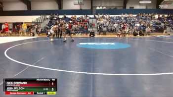 141 lbs Champ. Round 2 - Josh Wilson, Greensboro vs Nick Germano, King`s College