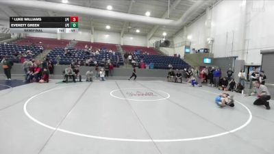 86 lbs Semifinal - Luke Williams, Team Prestige Wrestling vs Everett Green, South Summit Wrestling Club