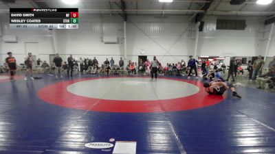 130 lbs Rr Rnd 3 - David Smith, Morris Fitness Orange MS vs Wesley Coates, Storm MS