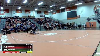 106 lbs Quarterfinal - Jose Figueroa, Willard vs Blake Andres, Clyde