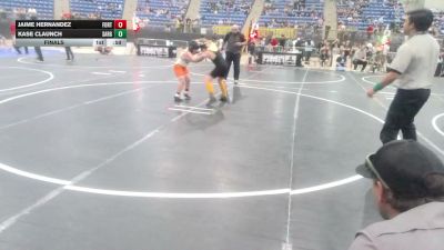 Final - Jaime Hernandez, Fort Lupton WC vs Kase Claunch, Sargent Farmers