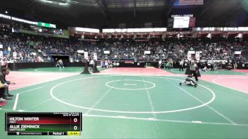 54 lbs 5th Place Match - Hilton Winter, PBG1 vs Allie Zieminick, Unattached