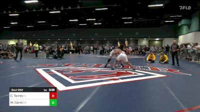 165 lbs 7th Place - Claudio Torres, FL vs Mario Carini, CA