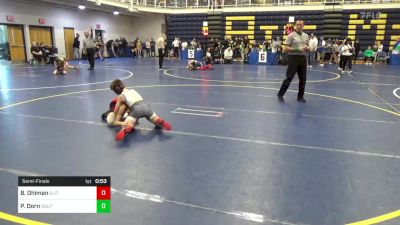 80 lbs Semifinal - Bert Dhiman, Elite vs Preston Dorn, South Park