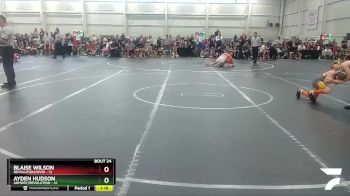 88 lbs Round 6 (8 Team) - Blaise Wilson, Revolution/WVW vs Ayden Hudson, Armory/Revolution