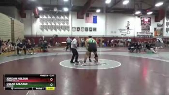 220 lbs Champ. Round 1 - Jordan Nelson, Spring Valley vs Oscar Salazar, Rancho