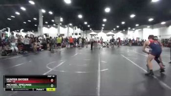 160 lbs Finals (2 Team) - Michael Spielman, PA Alliance Blue vs Hunter Snyder, TDWC