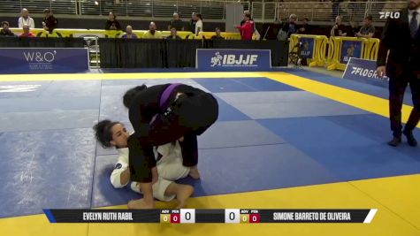 Simone Barreto De Oliveira vs Evelyn Ruth Rabil 2025 Pan Jiu Jitsu IBJJF Championship