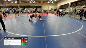 131 lbs Rr Rnd 3 - Riker OHearon, Mat Assassins Black vs Nolan Savage, Rebellion