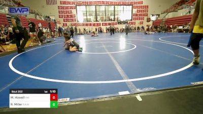 64-70 lbs Rr Rnd 1 - Marliegh Howell, Viking Wrestling Club vs RILEY Miller, R.A.W.