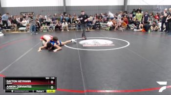145 lbs Champ. Round 1 - Dayton Heymann, NWWC vs Aaron Cervantes, Olympiad RTC