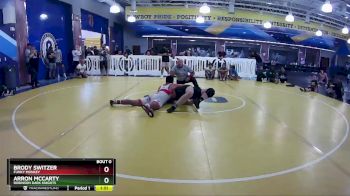 190 lbs Quarterfinal - Brody Switzer, Funky Monkey vs Arron McCarty, Robinson Dark Knights