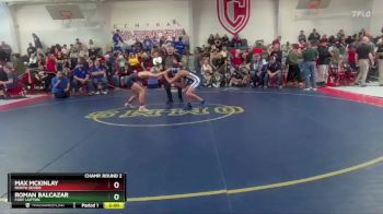 106 lbs Champ. Round 2 - Roman Balcazar, Fort Lupton vs Max Mckinlay, North Sevier