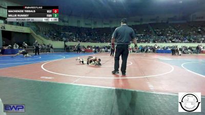 100 lbs Round Of 16 - Mackenzie Tibbals, Westmoore Wresting vs Millie Rumsey, Pawhuska Huskies JH