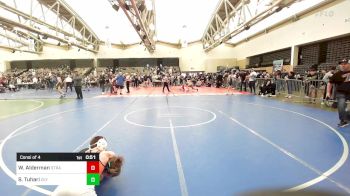 90-I lbs Consi Of 4 - Warren Alderman, Stray Dawgs vs Shelby Tuhari, Olympic