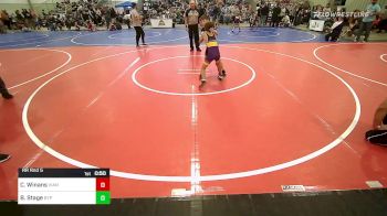 73 lbs Rr Rnd 5 - Cale Winans, Vian Wrestling Club vs Brayden Stage, Tulsa Blue T Panthers